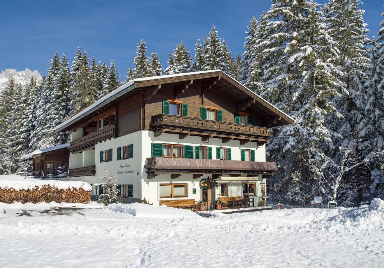 Otto Steiner Appartements Pension Ellmau & Wilder Kaiser Eksteriør billede
